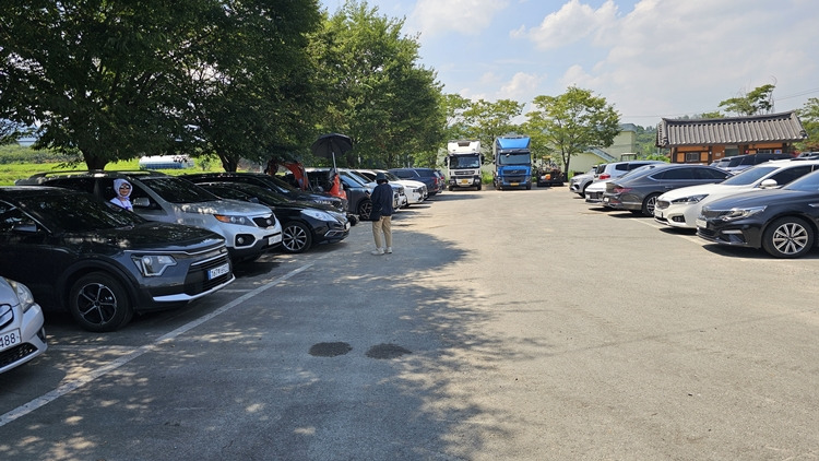 담양 명옥헌 원림 주차장