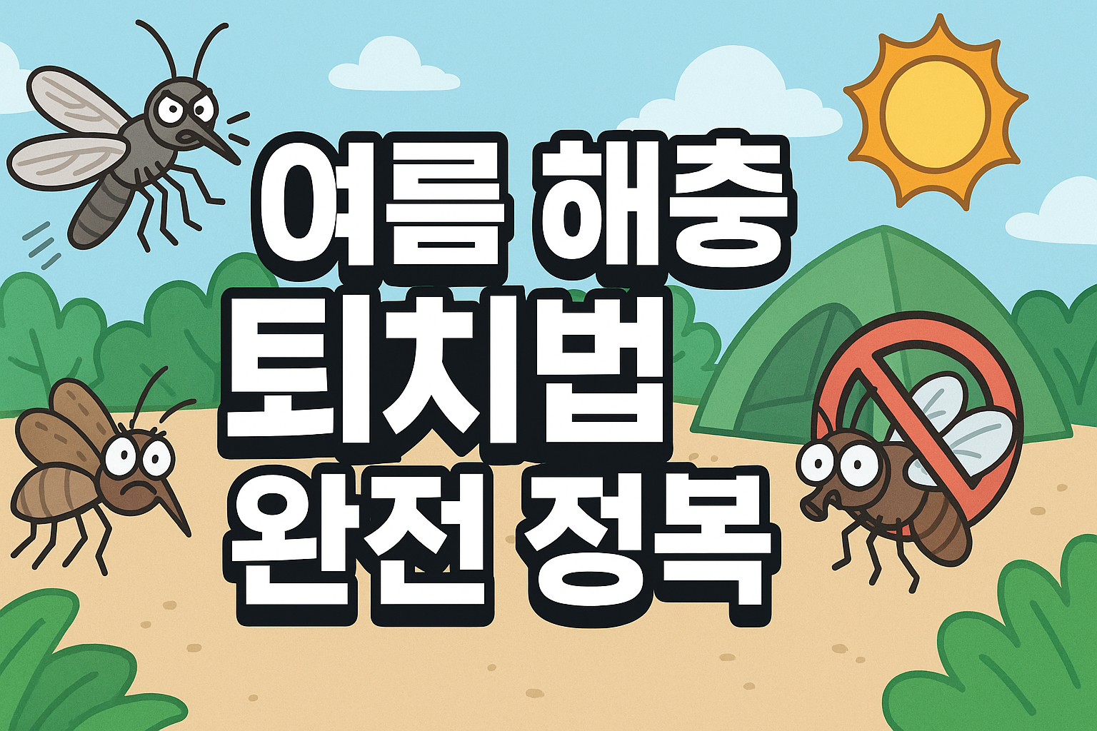 여름 해충 퇴치법 완전 정복