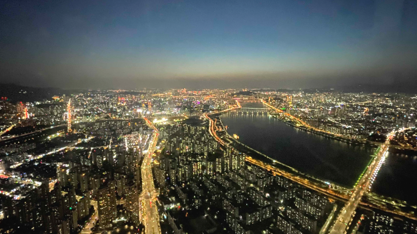 잠실 롯데월드 타워 서울 스카이 야경5