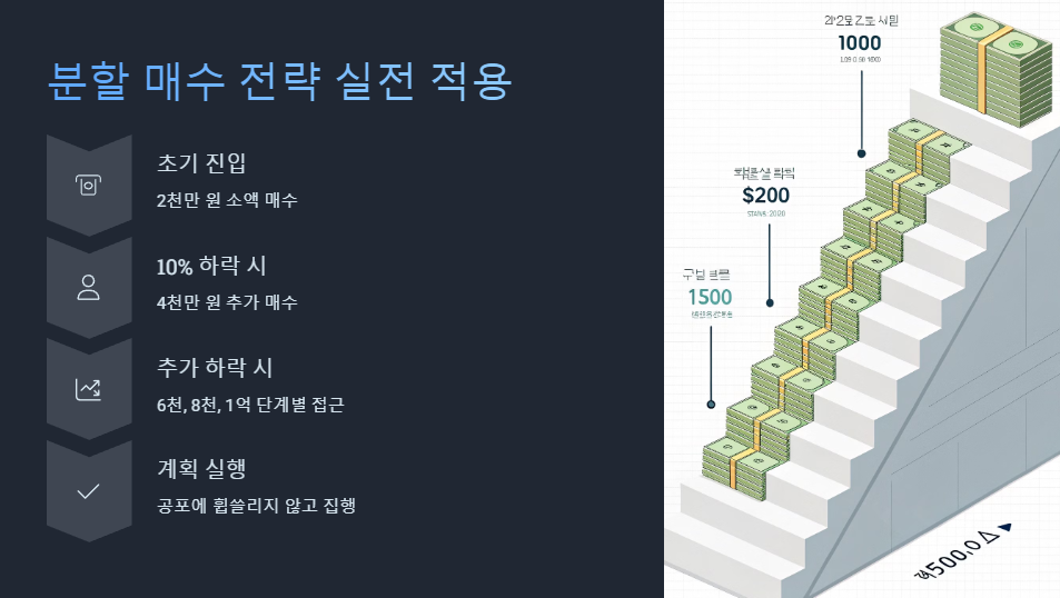 분할 매수 전략 실전 적용