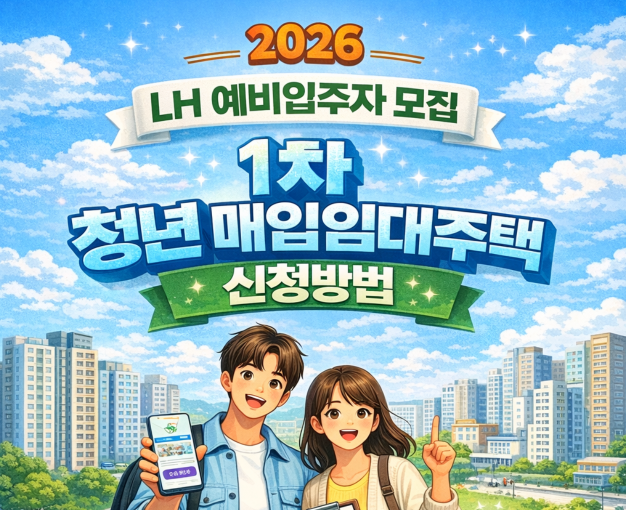 2026 1차 청년 매입임대주택 신청방법 자격·지역·대상·일정·제출서류 LH 예비입주자 모집