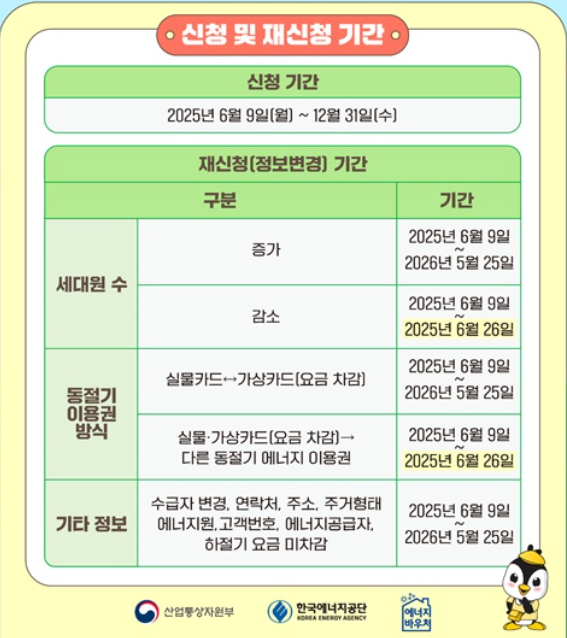 에너지바우처 홈페이지 신청 잔액조회 사용기간은 언제까지?