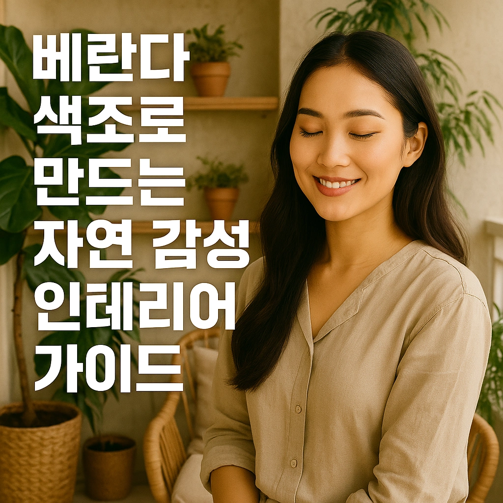베란다 색조로 만드는 자연 감성 인테리어 가이드