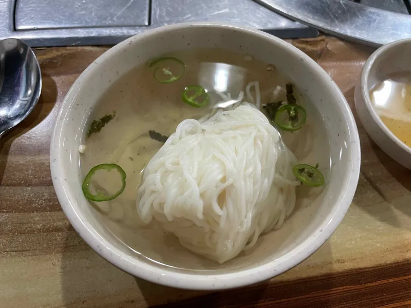 잔치국수 모습
