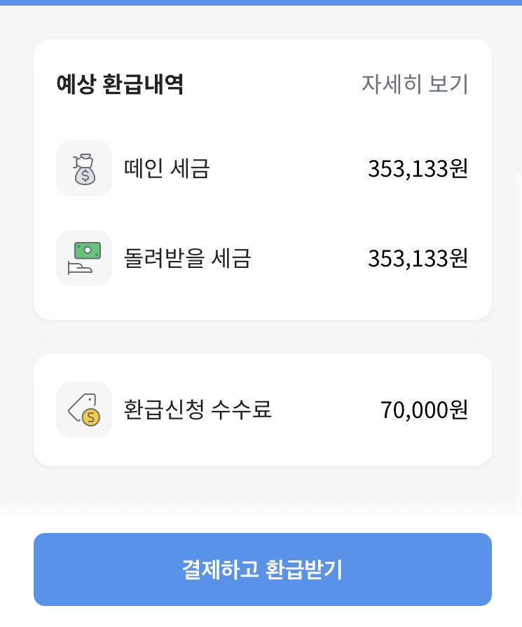 예상환급액