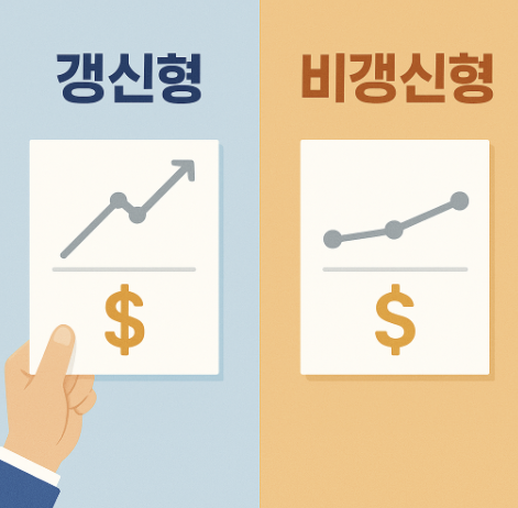보험 갱신형 vs 비갱신형 비교 ❘ 가입 전 반드시 알아야 할 총비용&middot;갱신 리스크&middot;조합 전략 관련 사진