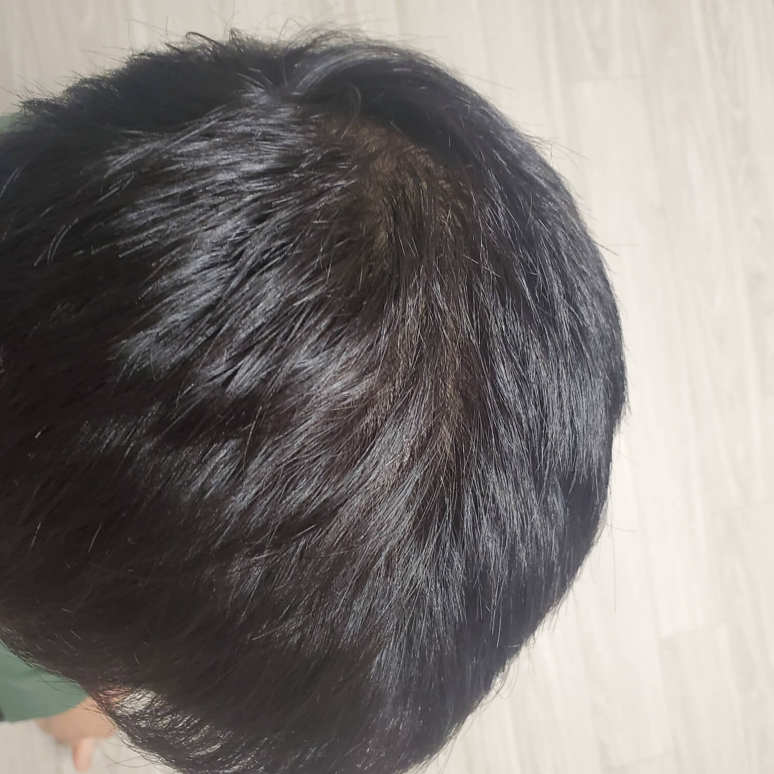 커피샴푸 사용 후 모습(전체)
