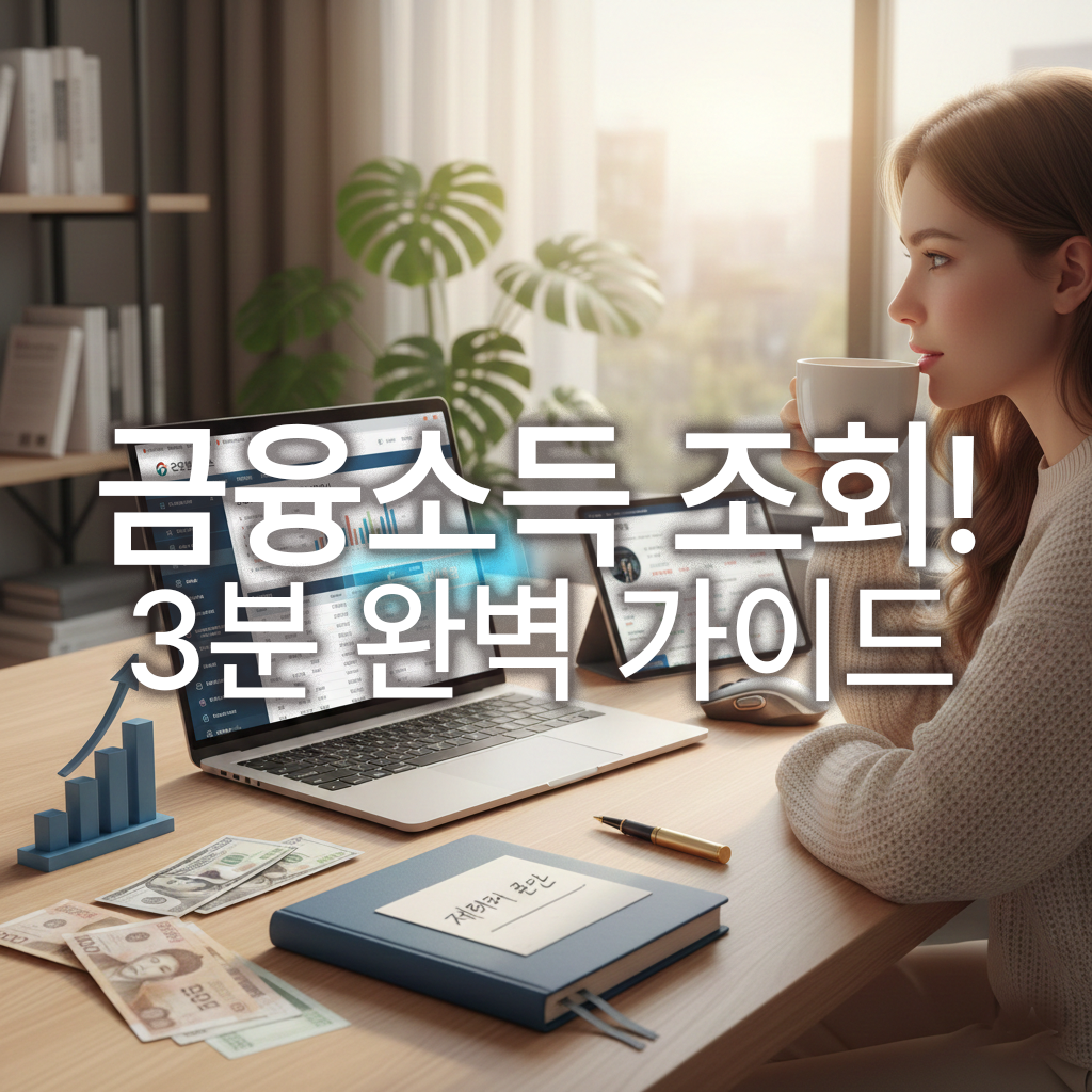 금융소득 배당조회 확인