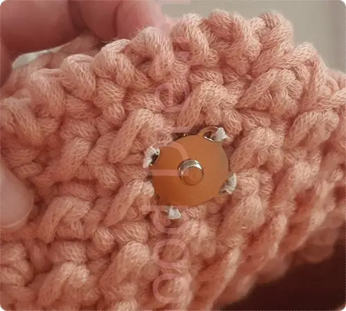 디어크로쉐 DIY 진달래꽃 리본 가방