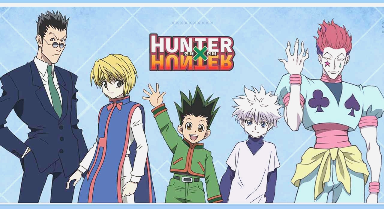헌터x헌터 X 애니플러스 콜라보 카페 메인 이미지. [ⓒ애니플러스 공식 홈페이지]