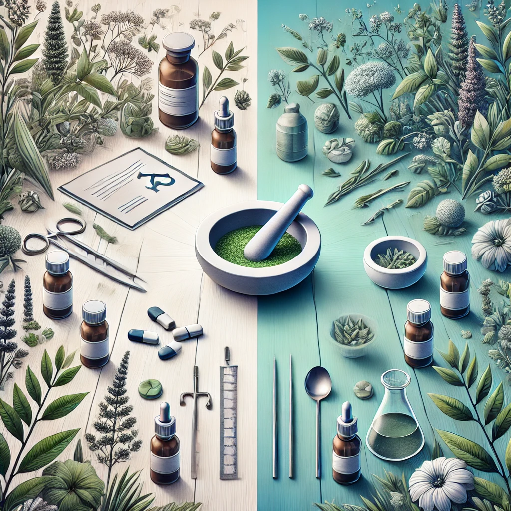 약물치료 vs 자연치료