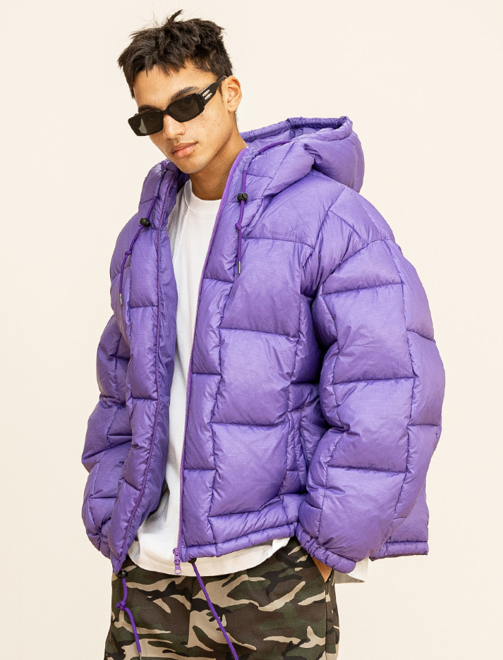 [문세윤 패션/매스노운 패딩] KBS2 1박 2일 시즌4 312회 문세윤 퍼플 보라색 패딩 점퍼