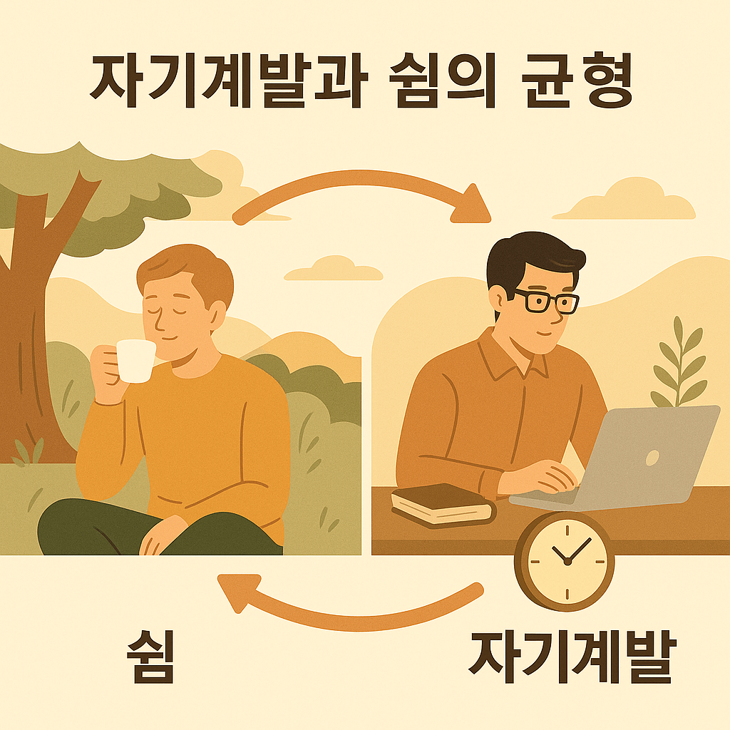 자기계발과 쉼의 균형
