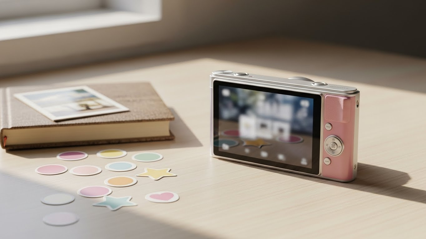 카시오 엑슬림 빈티지 디카