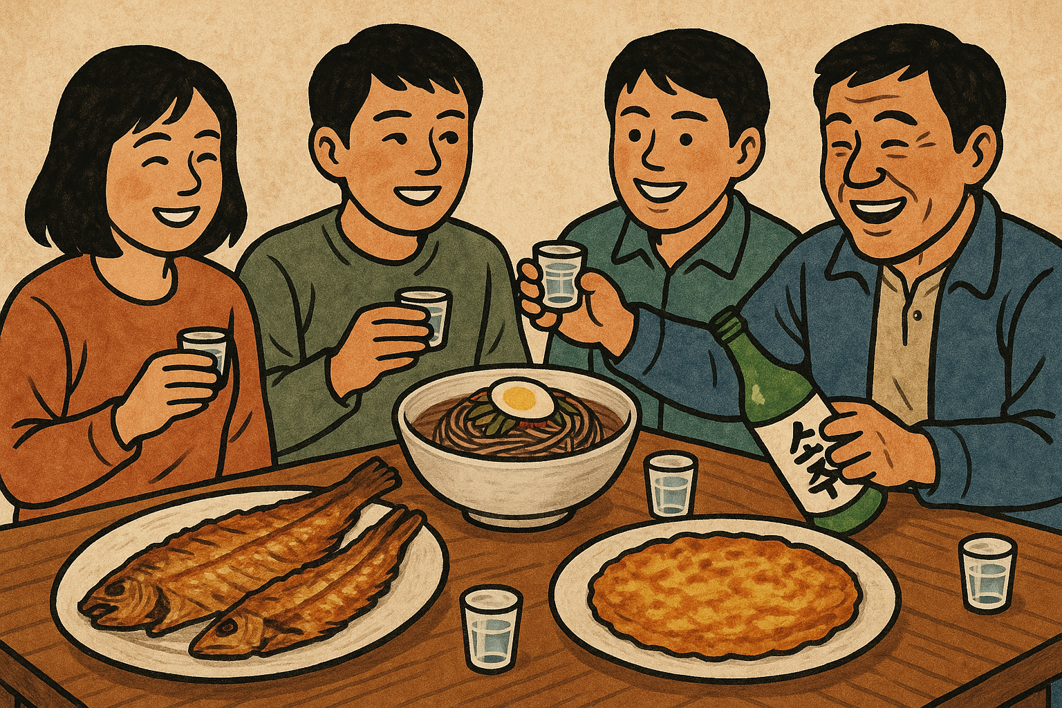 강원도의 맛있는 식사