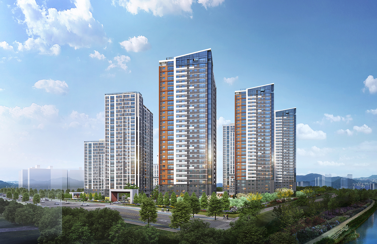 힐스테이트 자이 아산센텀 전경