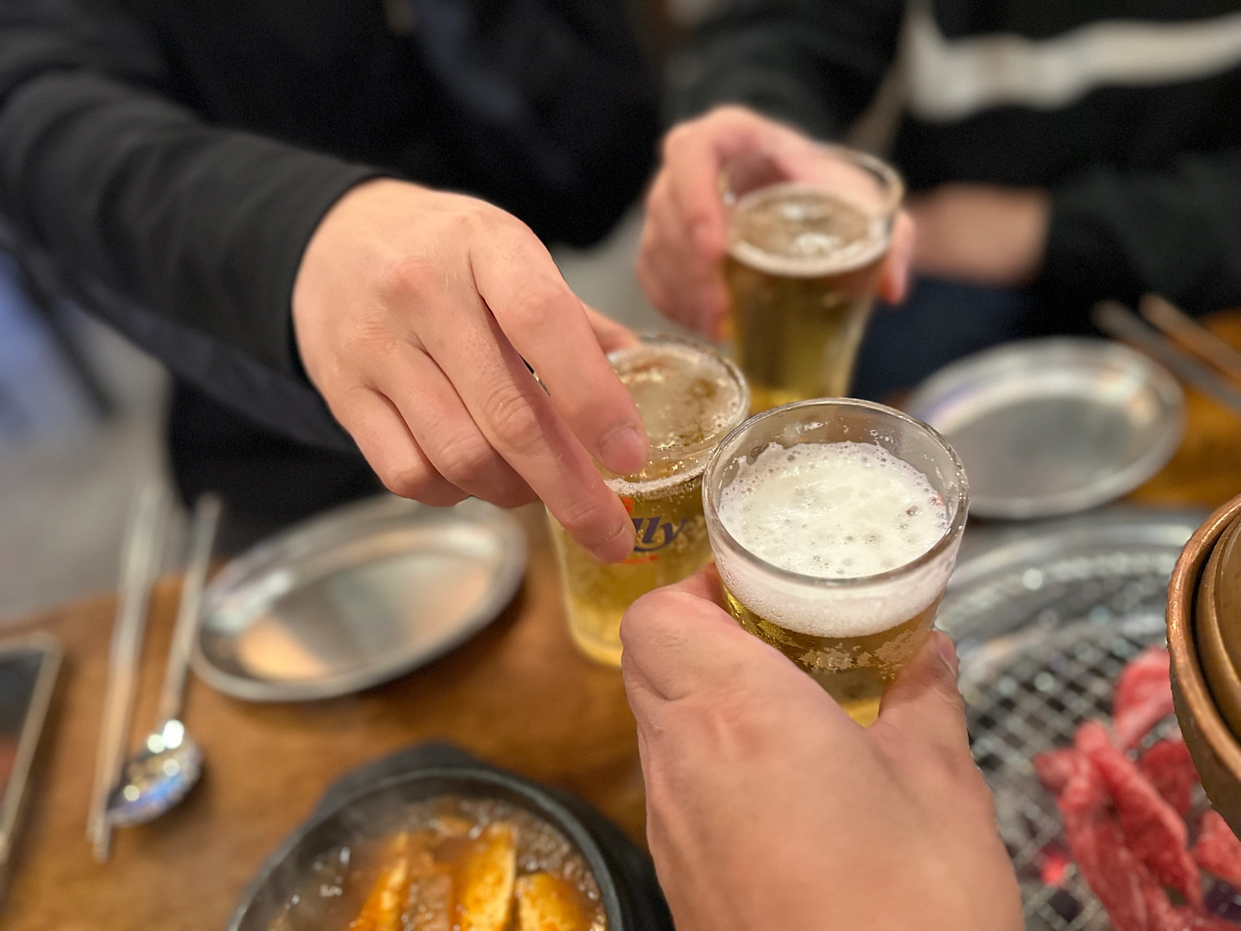 갈풍집에서-맥주한잔-건배