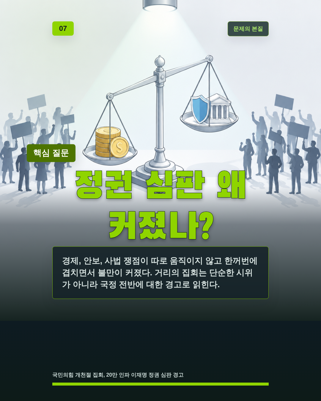 정권 심판 왜 커졌나?