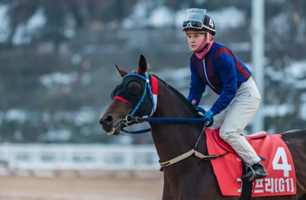 두바이 알 막툼 클래식(G1)에 출전한 김혜경 선수