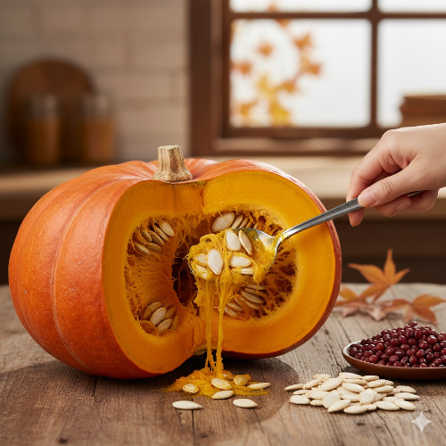 늙은 호박, '붓기' 뺀다고 즙만 드셨나요? '이 부분' 버리면 영양소 90% 버리는 셈입니다! (ft. 100% 활용 꿀팁)