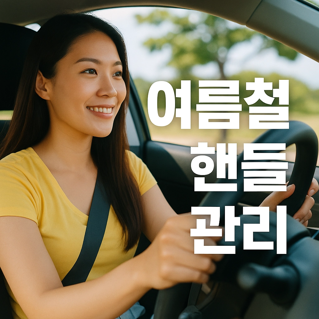 여름철 스티어링 휠 관리법