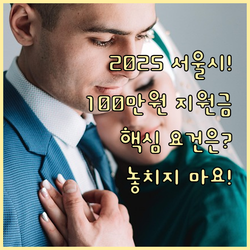 2025 서울시 신혼부부 정책: 10..