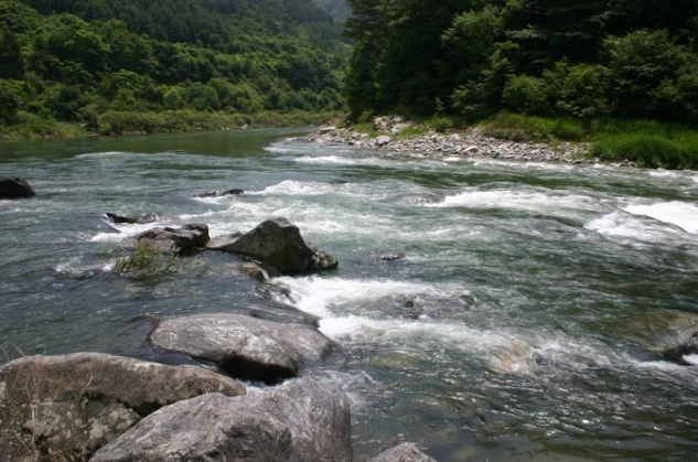 인제 니린천 계곡 전경 사진