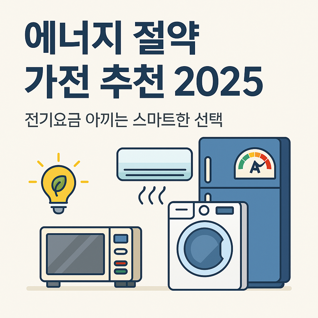 에너지 절약 가전 추천