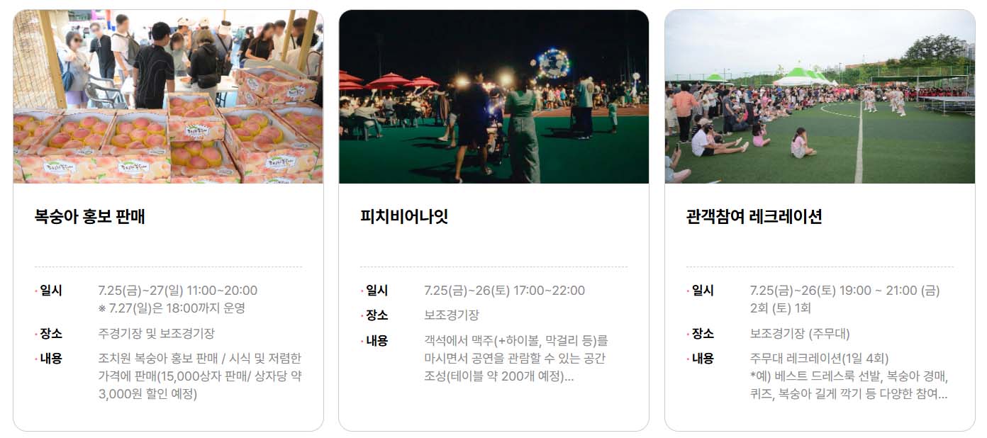 제23회 세종 조치원 복숭아 축제