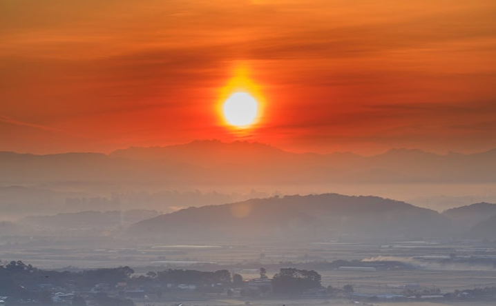 주 검단사 일출1