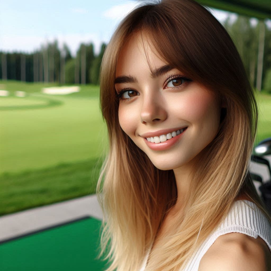 실외골프연습장 배경