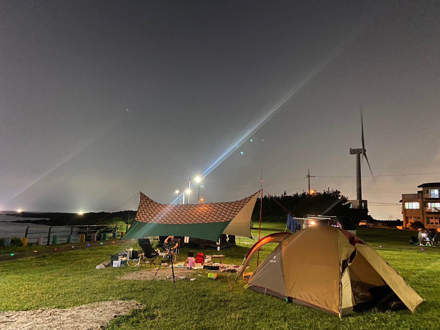 김녕해수욕장 캠핑사이트