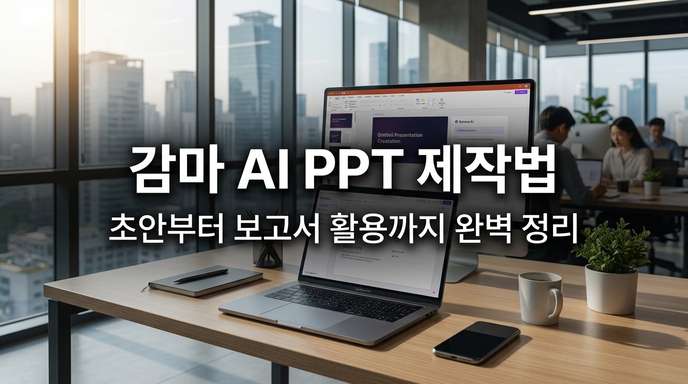 감마 AI를 활용한 PPT 초안 제작 및 보고서 작성 가이드