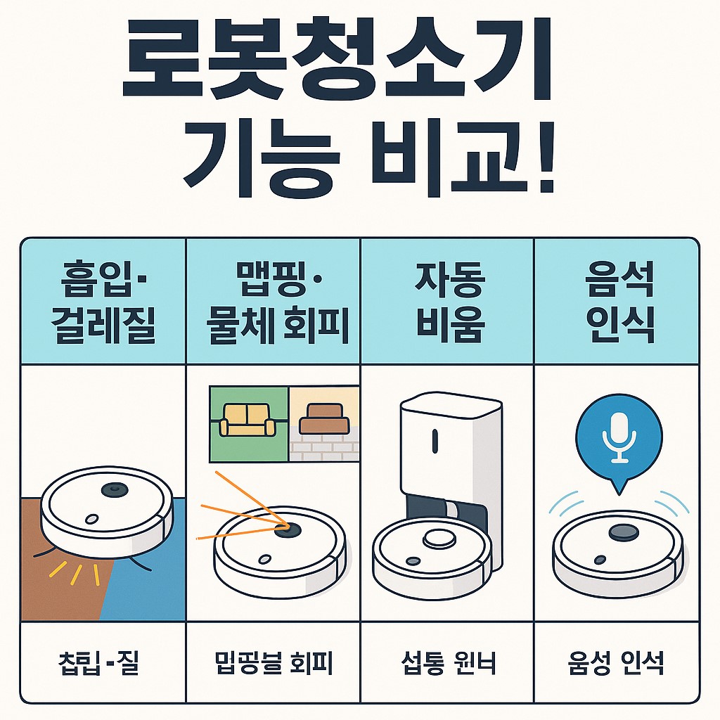 로봇청소기 구매 전 체크리스트