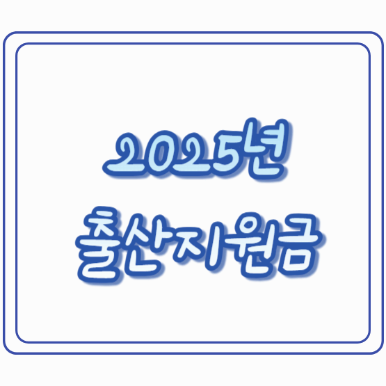 출산하면 최대 얼마까지? 2025년 출산지원금 (출산장려금) 완벽 정리
