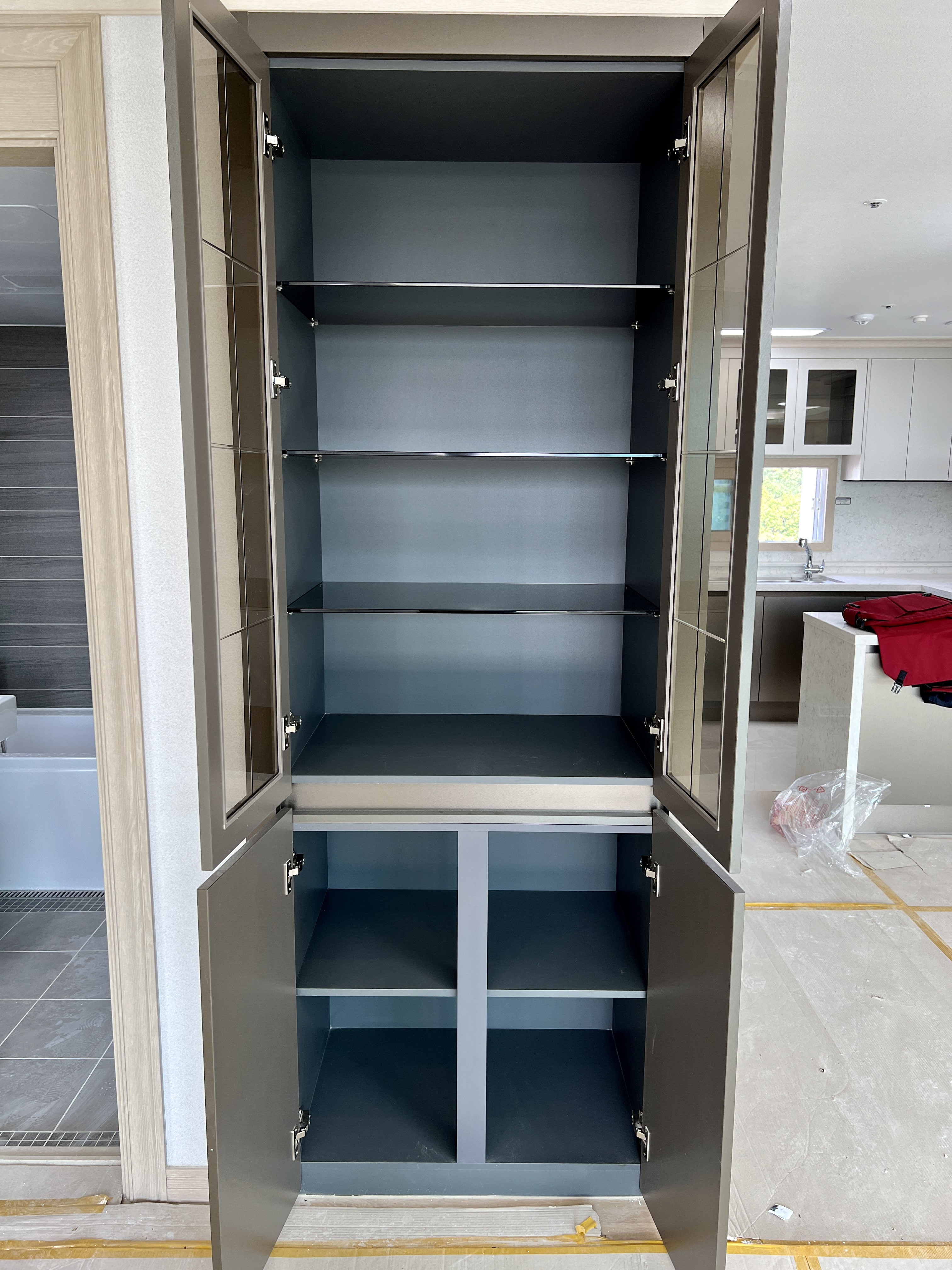 베이킹아웃 준비 서랍열기