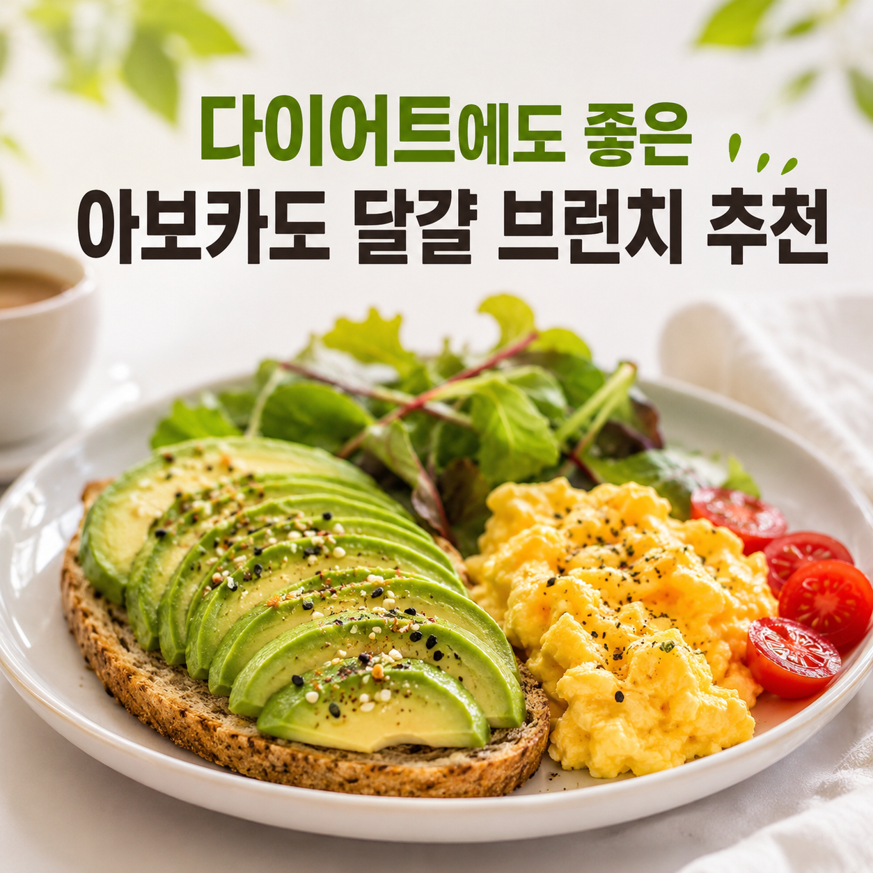 아보카도와 달걀