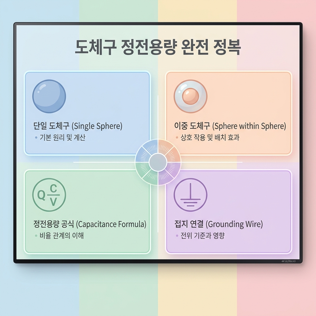 [전자기학] 제2장 진공 중의 정전계 (고립도체구와 동심구의 정전용량)