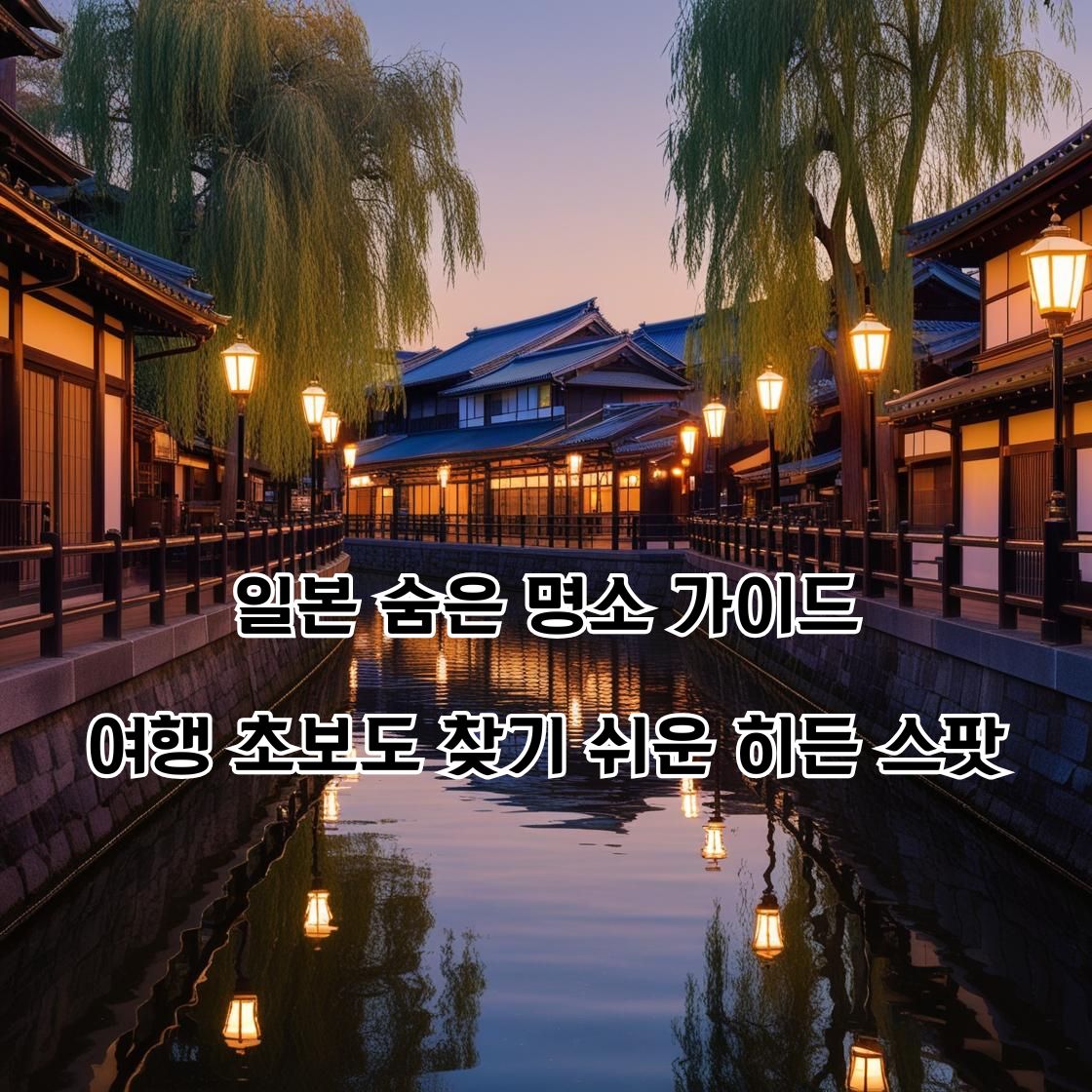 일본 숨은 명소 가이드: 여행 초보도 찾기 쉬운 히든 스팟