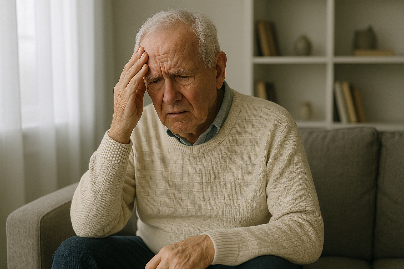 치매를 앓고 있는 노인