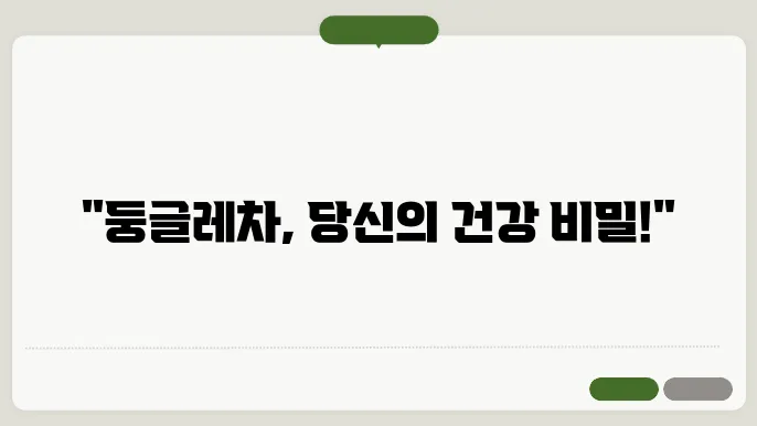 둥글레차 효과 효능 건강하게 차마시기!