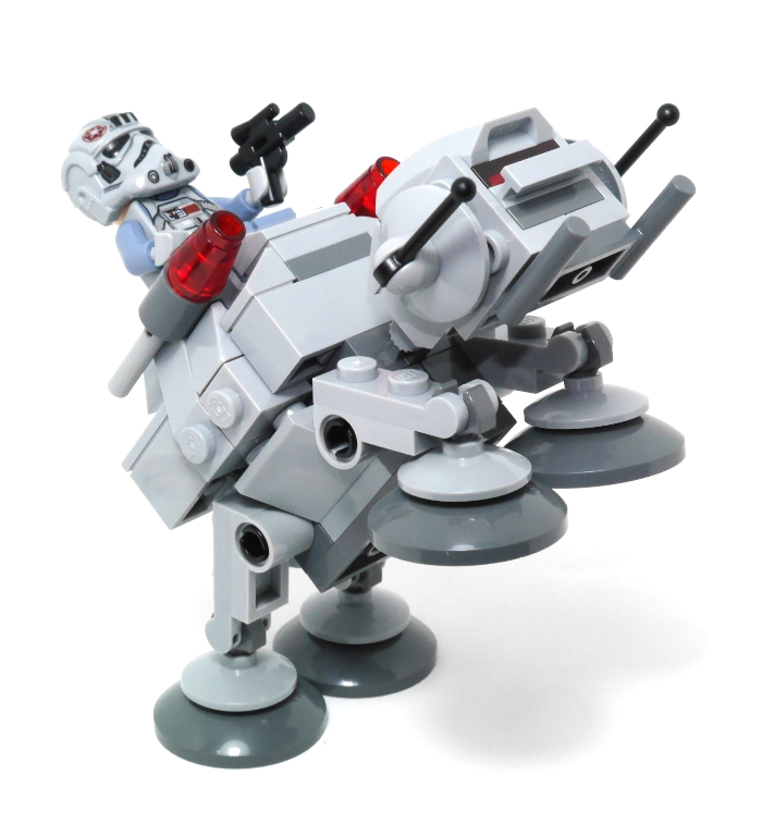 레고 LEGO 레고스타워즈 마이크로파이터 AT-AT 박스이미지 구성품 메인조립품AT-AT 미니피겨 포즈