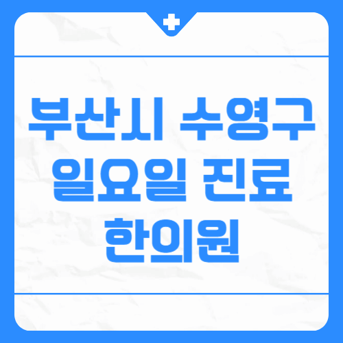 부산시 수영구 일요일 한의원