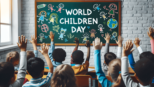 세계 어린이날 어린이들