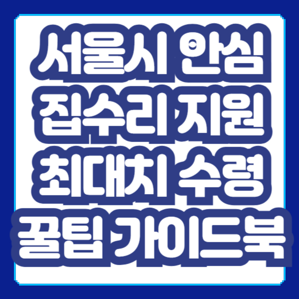 서울시 안심 집수리