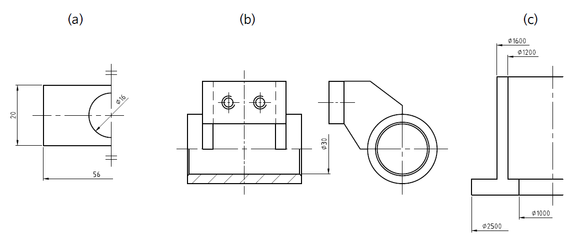 대칭도형의-치수-기입