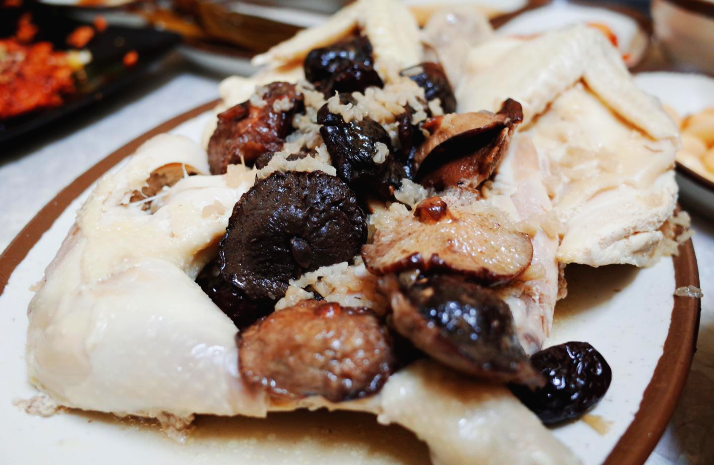 경북 청송군 서울여관식당 백숙