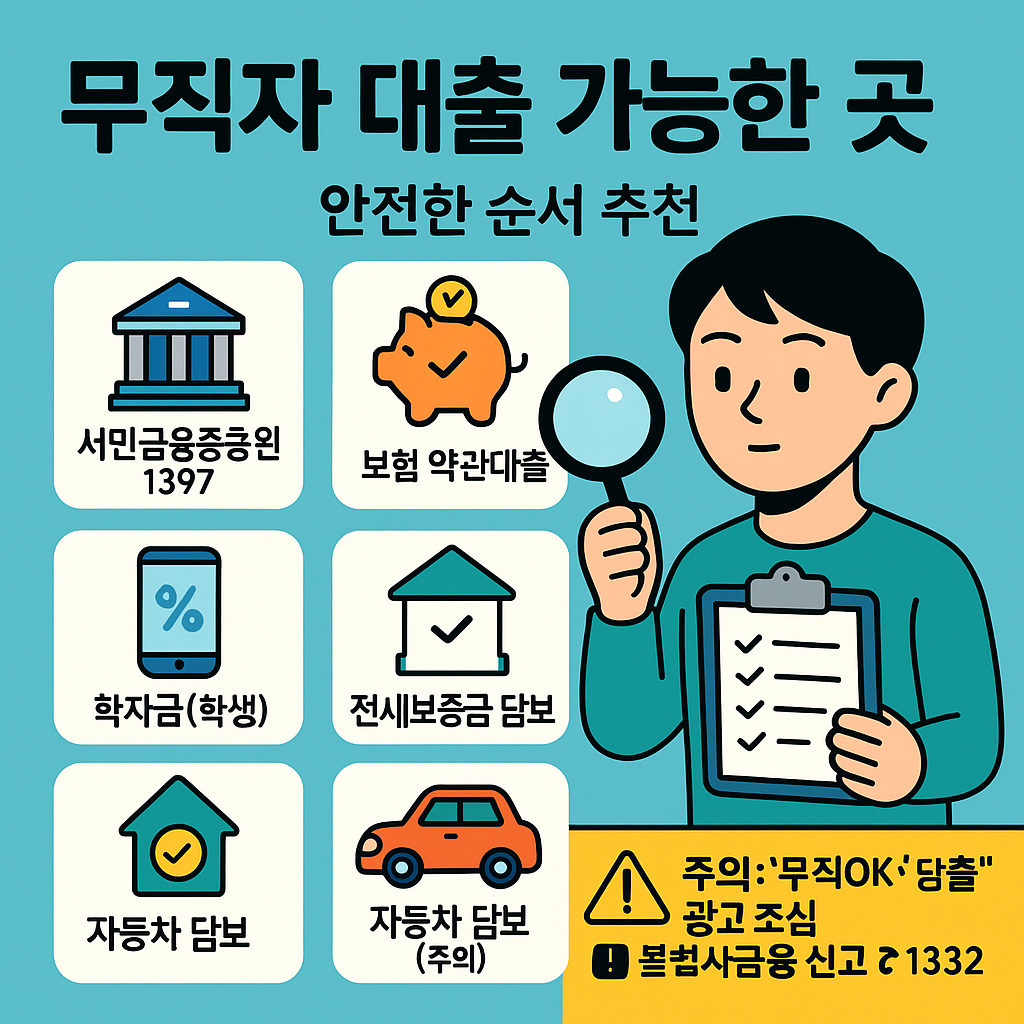 무직자 대출 가능한 곳