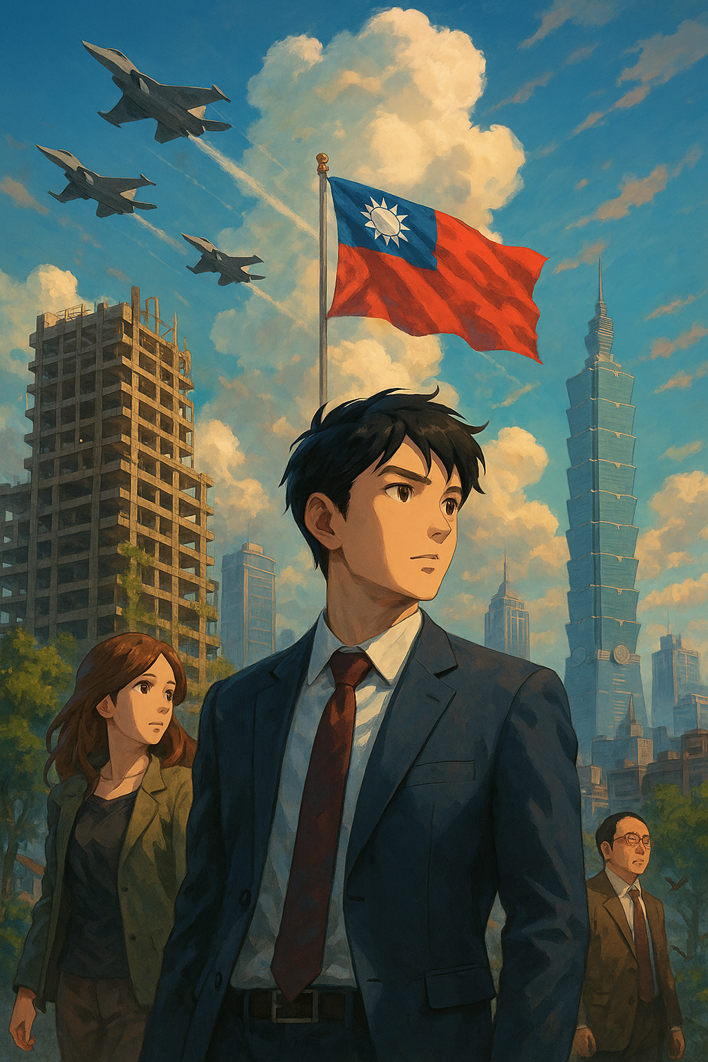 대만의 군사 긴장 사진