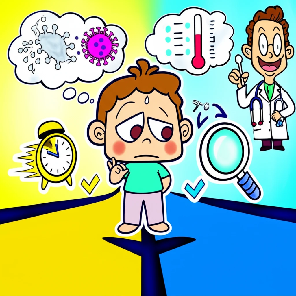 아이 독감 검사 시기 및 항바이러스제..